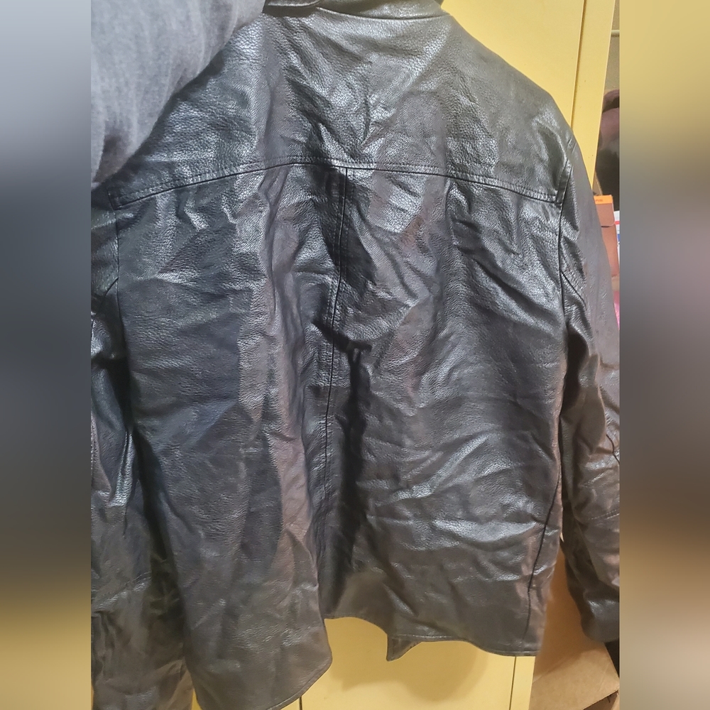 Small ASOS leather jacket - Picture 5 of 9
